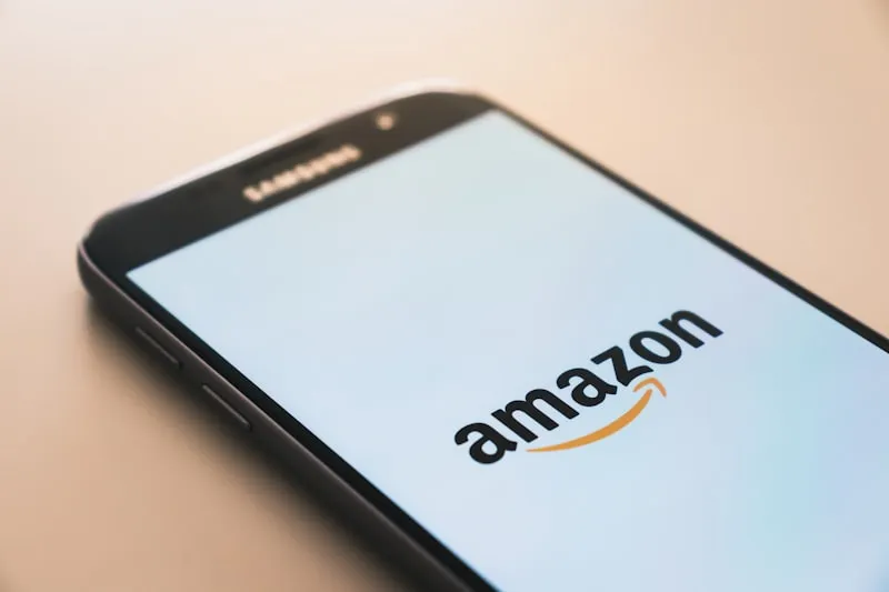 Amazon warehouse with packages